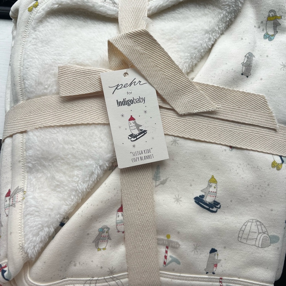 Indigo brand baby blanket